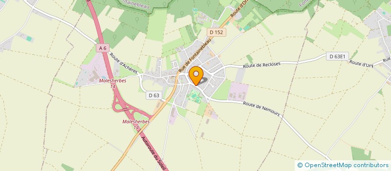 localisation de l'entreprise SCI DE LA COLLINE A BURCY  URY