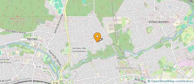 localisation de l'entreprise SCI DE LA COLLINE AUX YEUX CACHES  YERRES