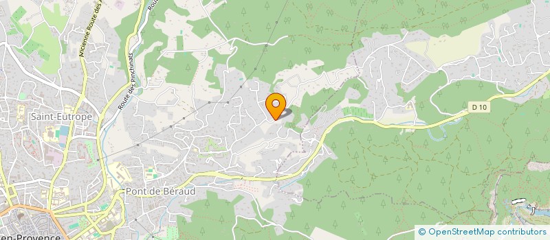 localisation de l'entreprise SCI DE LA COLLINE BLEUE à AIX-EN-PROVENCE