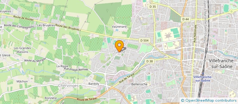 localisation de l'entreprise SCI DE LA COLLONGE  GLEIZE