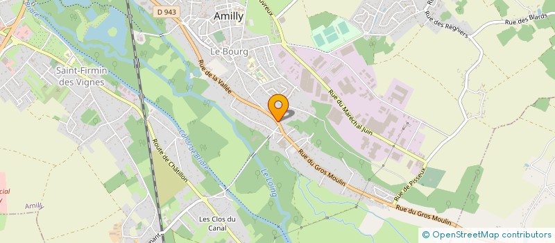 localisation de l'entreprise SCI DE LA COLOMBE à AMILLY