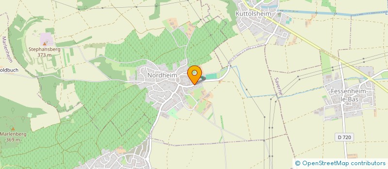 localisation de l'entreprise SCI DE LA COLOMBE  NORDHEIM