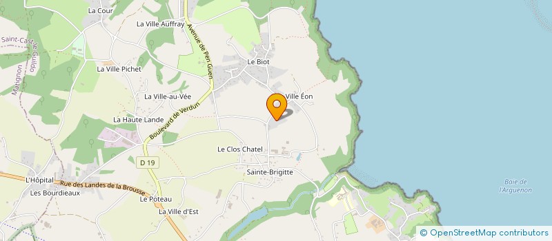 localisation de l'entreprise SCI DE LA COLOMBIERE  SAINT CAST LE GUILDO