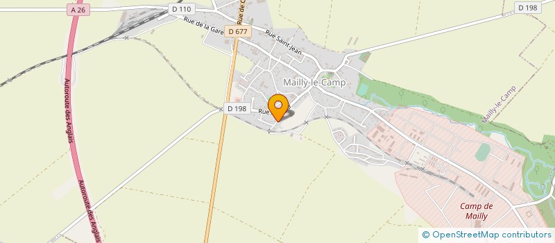localisation de l'entreprise SCI DE LA COLOMBIERE à MAILLY-LE-CAMP