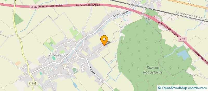 localisation de l'entreprise SCI DE LA COLOMBIERE à ALLOUAGNE