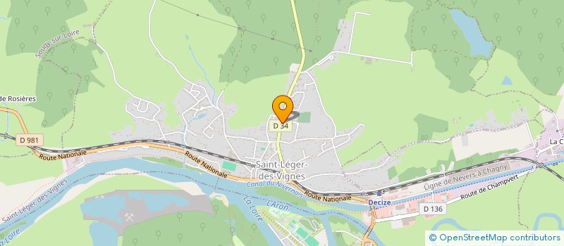 localisation de l'entreprise SCI DE LA COLONNE à SAINT-LEGER-DES-VIGNES