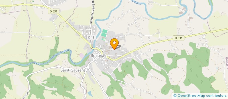 localisation de l'entreprise SCI DE LA COMBE  BRIATEXTE