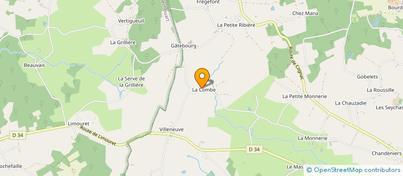 localisation de l'entreprise SCI DE LA COMBE à SEREILHAC