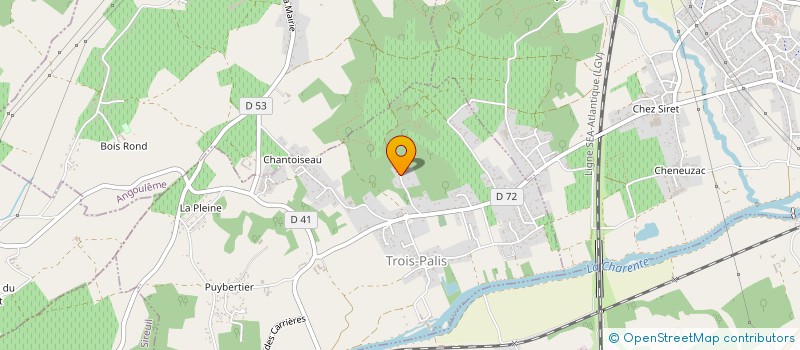 localisation de l'entreprise SCI DE LA COMBE A TROIS PALIS à TROIS-PALIS