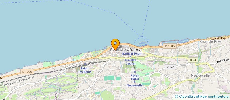 localisation de l'entreprise SCI DE LA COMBE DE MIAGE  EVIAN-LES-BAINS