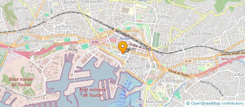 localisation de l'entreprise SCI DE LA COMEDIE  TOULON