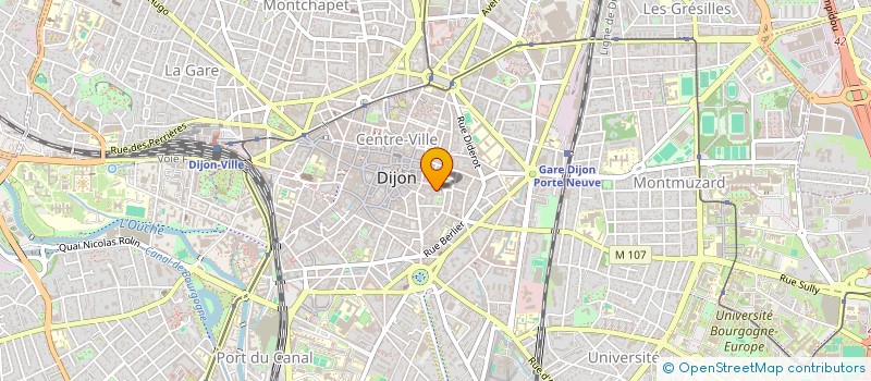 localisation de l'entreprise SCI DE LA COMETE à DIJON