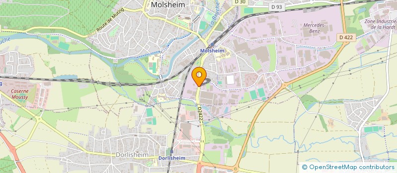 localisation de l'entreprise SCI DE LA COMMANDERIE  MOLSHEIM