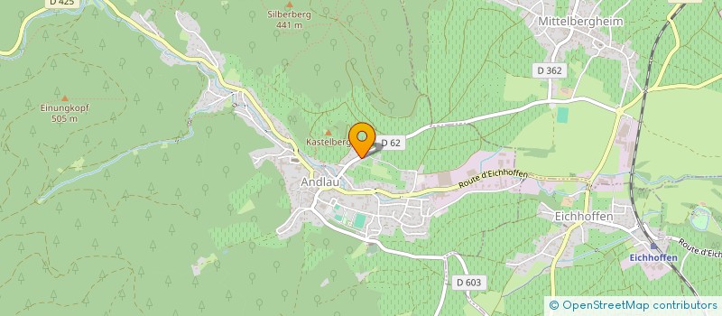 localisation de l'entreprise SCI DE LA COMMANDERIE  ANDLAU