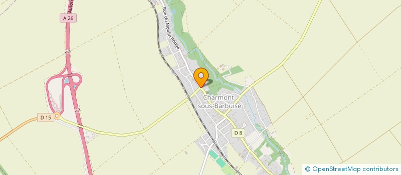 localisation de l'entreprise SCI DE LA COMMANDERIE  CHARMONT-SOUS-BARBUISE