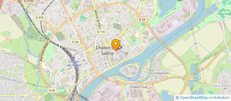 localisation de l'entreprise SCI DE LA COMMANDERIE DE ST ANTOINE à CHALON-SUR-SAONE