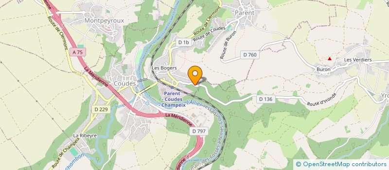 localisation de l'entreprise SCI DE LA COMTE CHRISS  VIC-LE-COMTE