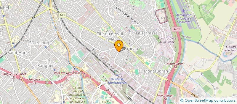 localisation de l'entreprise SCI DE LA CONCORDE à TOULOUSE