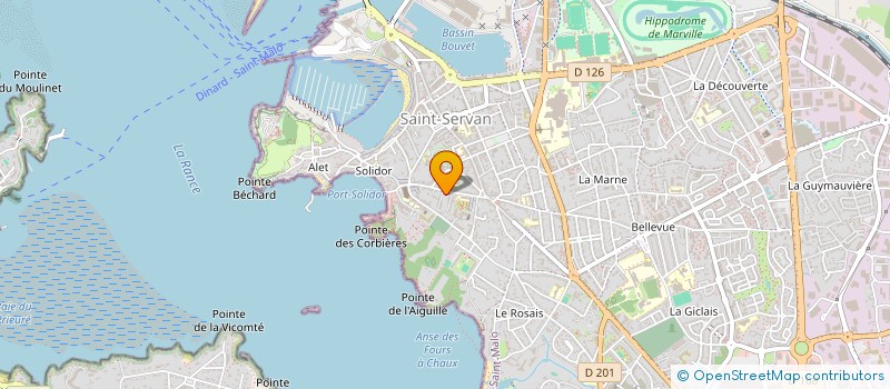localisation de l'entreprise SCI DE LA CONCORDE  SAINT-MALO