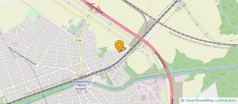 localisation de l'entreprise SCI DE LA CONCORDE  MITRY-MORY