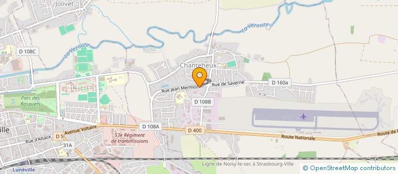 localisation de l'entreprise SCI DE LA CONCORDE  CHANTEHEUX