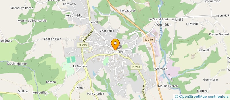 localisation de l'entreprise SCI DE LA CONGREGATION  LE FAOUET