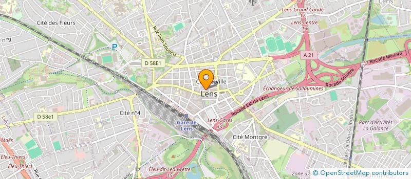 localisation de l'entreprise SCI DE LA CONTESSE JUSTINIA DE FLORE  LENS