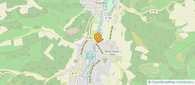 localisation de l'entreprise SCI DE LA CONTRESCARPE à LES RICEYS