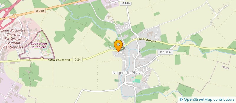 localisation de l'entreprise SCI DE LA COQUETTERIE à NOGENT-LE-PHAYE