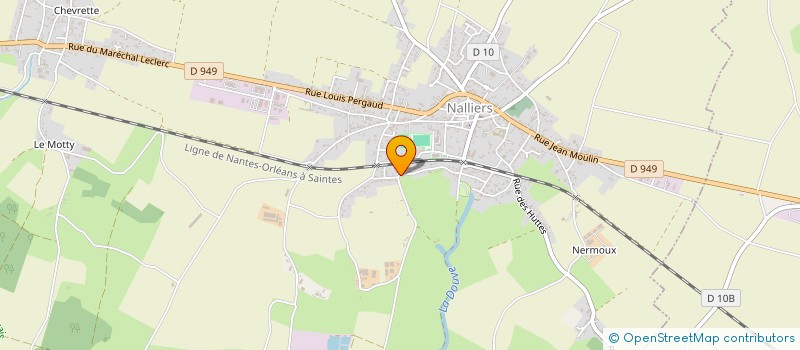 localisation de l'entreprise SCI DE LA COQUILLETTE  NALLIERS