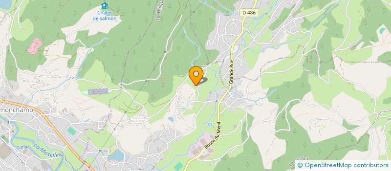 localisation de l'entreprise SCI DE LA CORBIERE  LE THILLOT