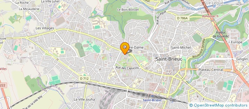 localisation de l'entreprise SCI DE LA CORDERIE à SAINT-BRIEUC