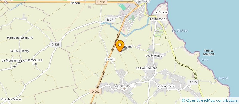 localisation de l'entreprise SCI DE LA CORDERIE  MONTFARVILLE