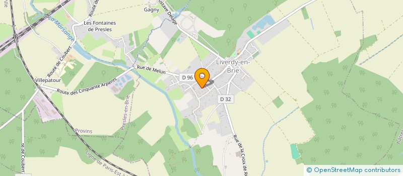 localisation de l'entreprise SCI DE LA CORMIERE à LIVERDY-EN-BRIE