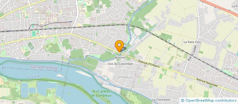 localisation de l'entreprise SCI DE LA CORNE à SAINT-JEAN-DE-BRAYE