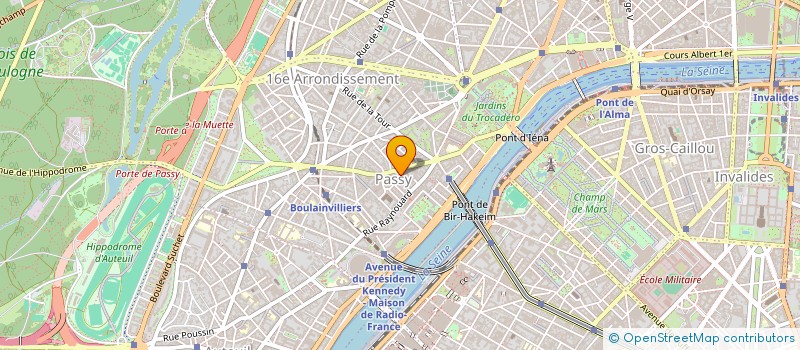 localisation de l'entreprise SCI DE LA CORNE D'OR  PARIS