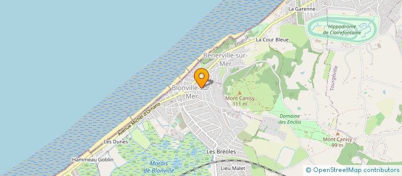 localisation de l'entreprise SCI DE LA CORNICHE à BLONVILLE-SUR-MER