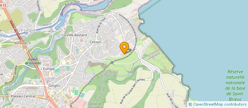 localisation de l'entreprise SCI DE LA CORNICHE à SAINT-BRIEUC