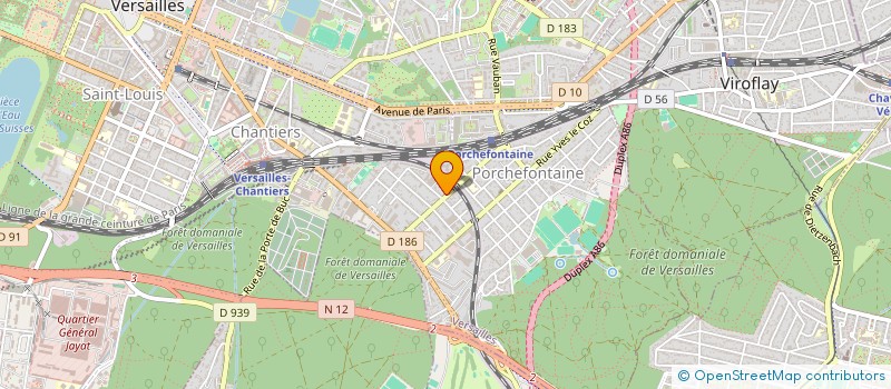 localisation de l'entreprise SCI DE LA CORNICHE à VERSAILLES