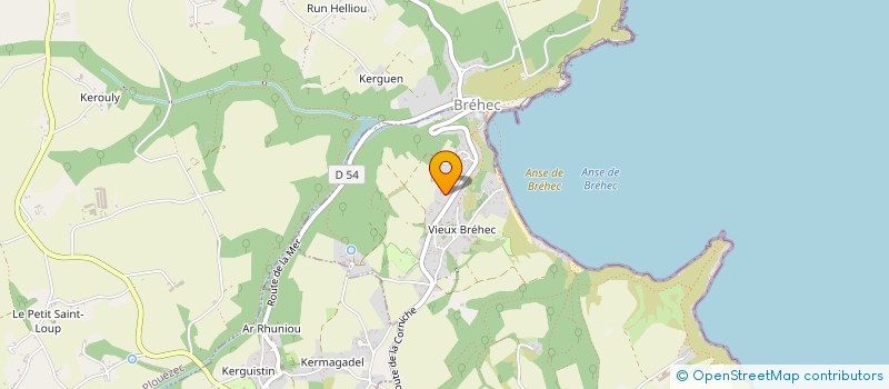 localisation de l'entreprise SCI DE LA CORNICHE  PLOUHA