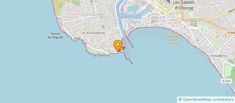 localisation de l'entreprise SCI DE LA CORNICHE DU NOUCH à LES SABLES D'OLONNE