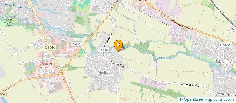 localisation de l'entreprise SCI DE LA CORVEE  MAILLOT