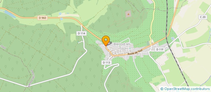 localisation de l'entreprise SCI DE LA CORVEE  BLENOD-LES-TOUL