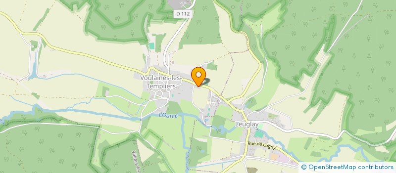 localisation de l'entreprise SCI DE LA CORVEE BASSE  VOULAINES-LES-TEMPLIERS