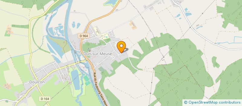localisation de l'entreprise SCI DE LA CORVEE DES MOINES  DUN-SUR-MEUSE
