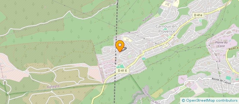 localisation de l'entreprise SCI DE LA COSTIERE à CARNOUX-EN-PROVENCE