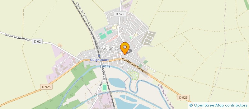 localisation de l'entreprise SCI DE LA COTE 108  VILLENEUVE-SUR-AISNE