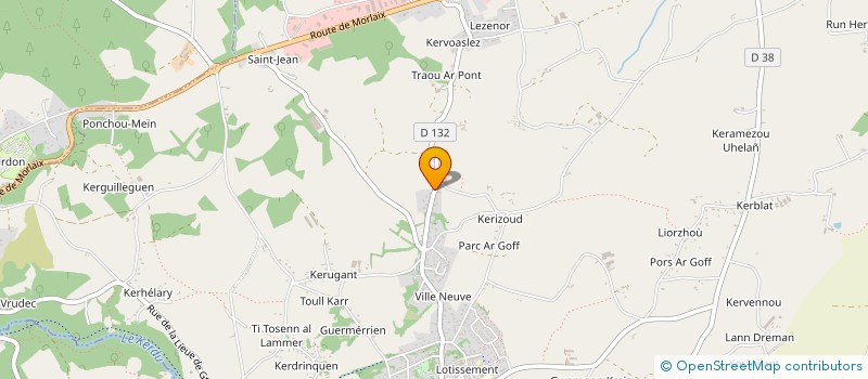 localisation de l'entreprise SCI DE LA COTE  PLOUMILLIAU