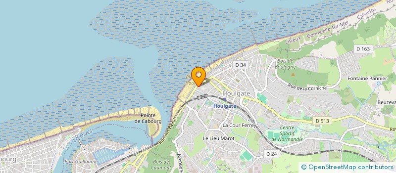 localisation de l'entreprise SCI DE LA COTE à HOULGATE