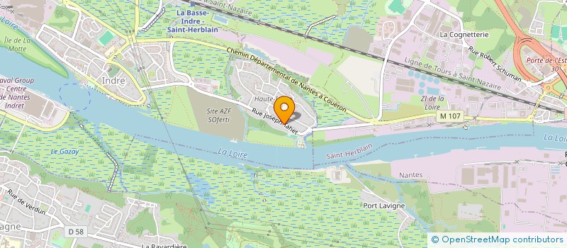 localisation de l'entreprise SCI DE LA COTE  INDRE